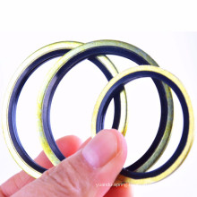 Wear-resistant high-temperature resistance bonded sealing fluororubber FKM rubber metal compound gasket